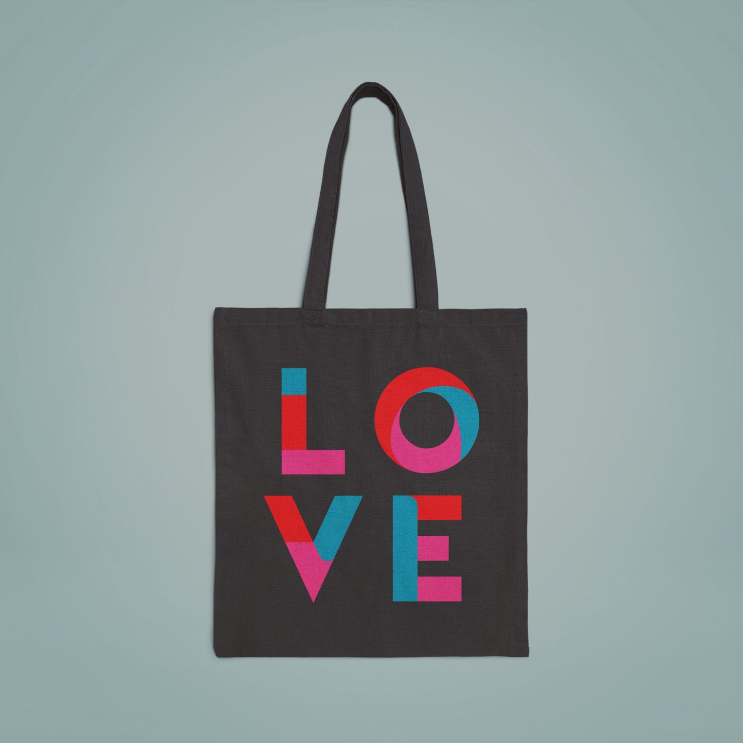 Cotton Canvas Tote Bag LOVE