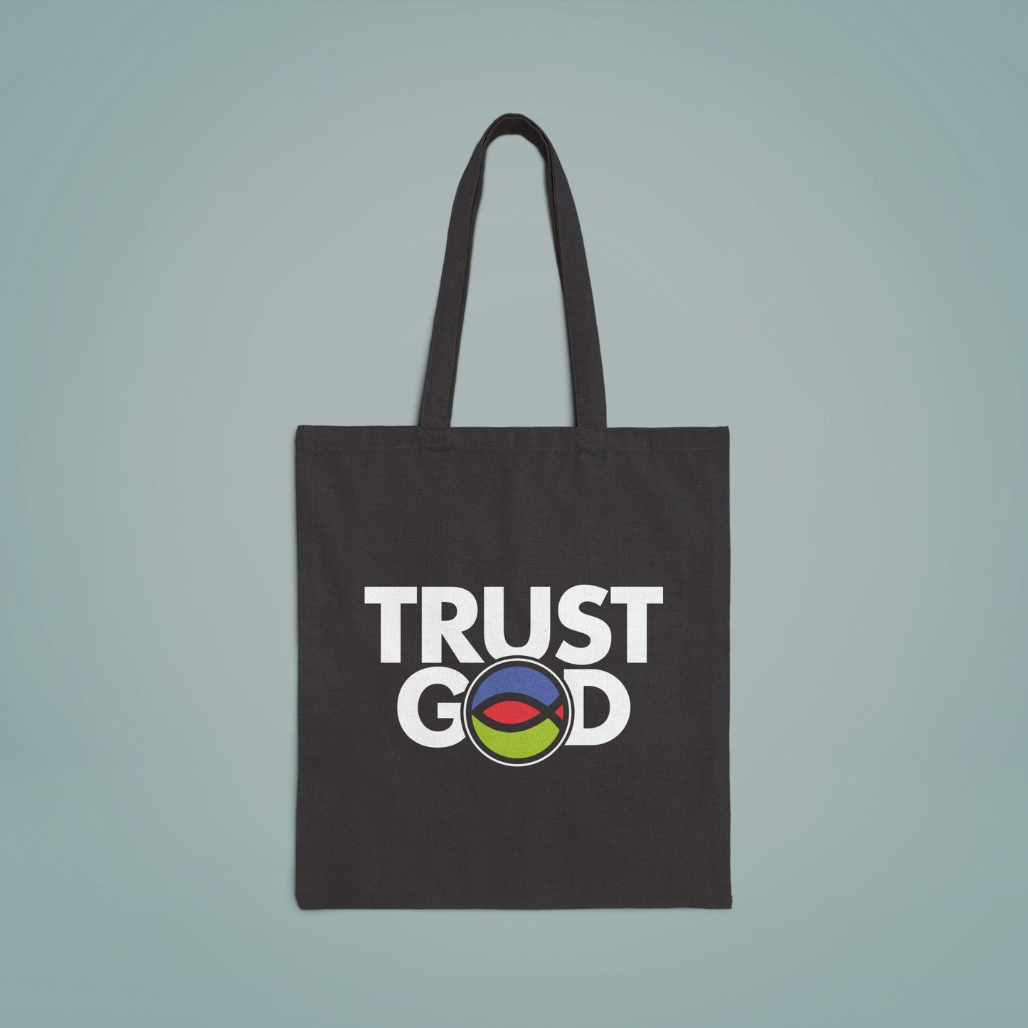 Cotton Canvas Tote Bag TRUST GOD