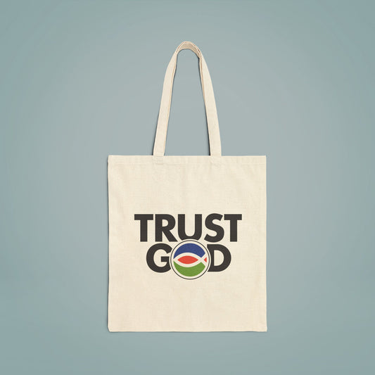 Cotton Canvas Tote Bag TRUST GOD