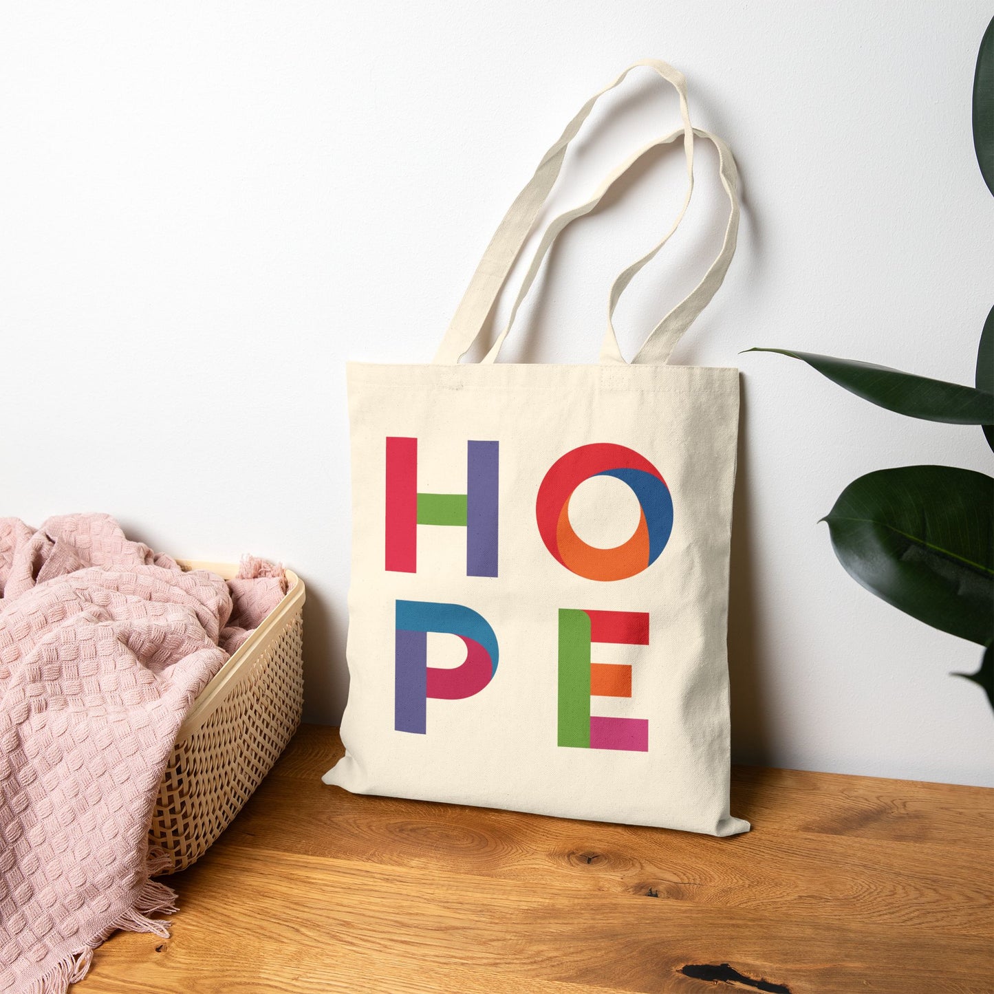 Cotton Canvas Tote Bag HOPE