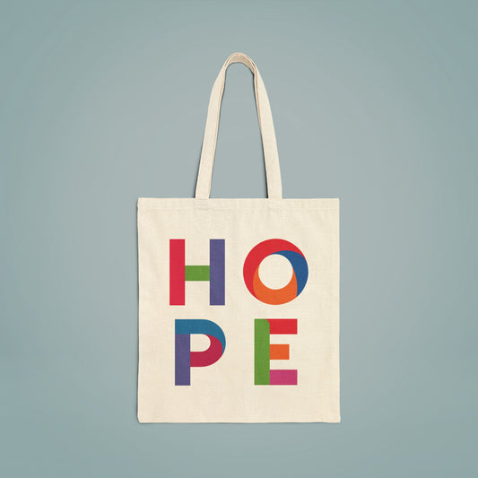 Cotton Canvas Tote Bag HOPE